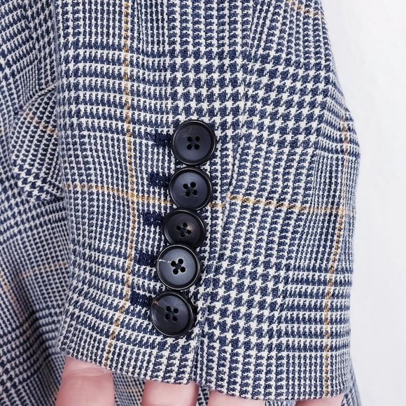 Veronica Beard Plaid Houndstooth Dickey Jacket - Picture 11 of 16